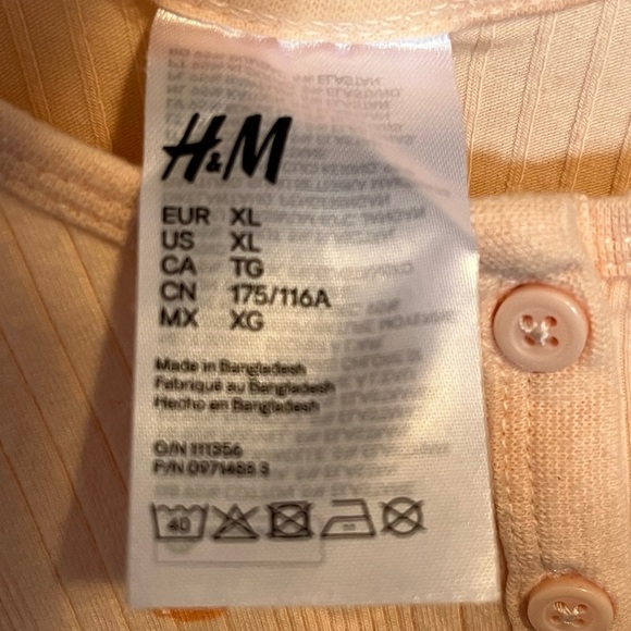 H&M Peach Print Women's Sleepwear Set - Picture 9 of 13